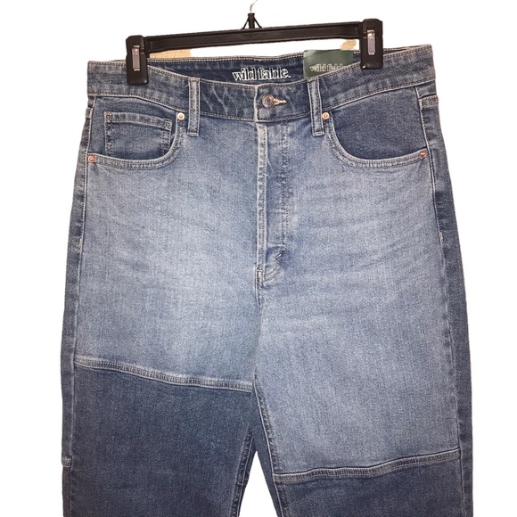 Wild Fable Jeans High Rise Button Fly Denim Cropped Size 10/30 NWOT - Picture 3 of 11